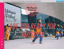 Tablet Screenshot of malaysiafest.com.au